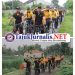 Keliling Kampung Bersepeda Kapolres Kediri Ajak Warga Jaga Lingkungan