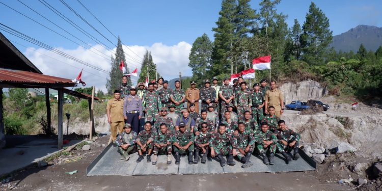 Wujud Bakti TNI, Jembatan Belly Rembele Kini Siap Digunakan Masyarakat