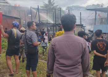 Dua Rumah Panggung di Leppangeng Wajo Hangus Terbakar, Kerugian Ditaksir Rp500 Juta