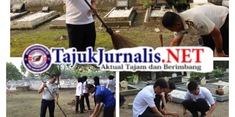 Sambut Ramadhan 1447 H, Lapas Sidoarjo Gelar Kerja Bakti Bersihkan Makam Umum Magersari
