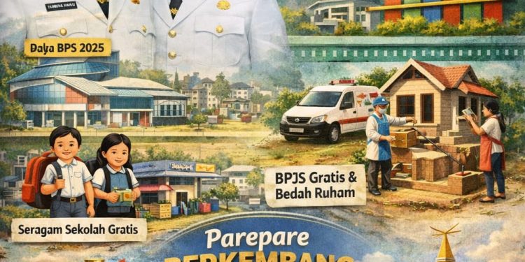 Refleksi Setahun Kepemimpinan Tasming Hamid-Hermanto: Indikator Pembangunan Parepare Meningkat Signifikan