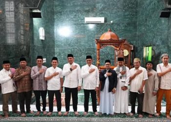 Kapolda Sumsel Irjen Pol Sandi Nugroho Ikut Menghadiri Pengajian Bulan Ramadhan 1447 H di Masjid Ar- Ra’Iya Kompleks DPRD Sumsel