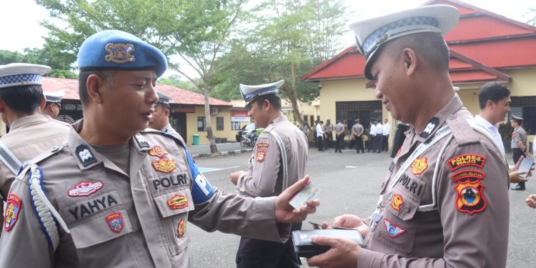 Pengawasan Internal Diperketat, Sat Lantas Polres Wajo Jalani Pemeriksaan Propam