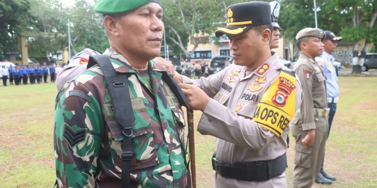 Kapolres Wajo Pimpin Apel Operasi Ketupat 2026, Fokus Pengamanan Jalur Mudik dan Tempat Ibadah