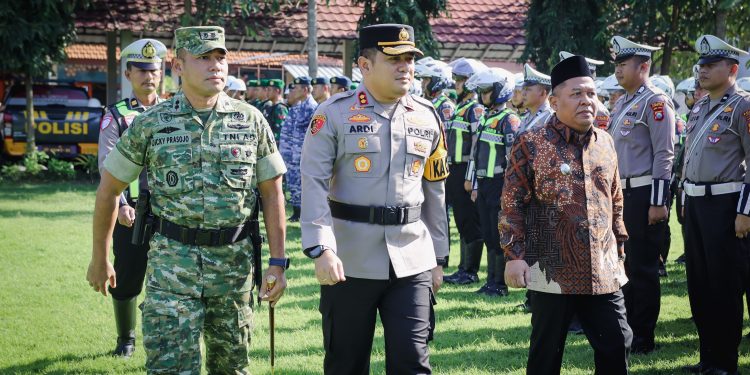 Apel Gelar Pasukan Operasi Ketupat Semeru 2026, Polres Jombang Siap Amankan Idul Fitri 1447 H/2026 M