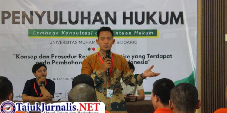 Lapas Sidoarjo Gelar Penyuluhan Hukum Bersama UMSIDA Bahas Restorative Justice dalam Pembaruan KUHAP