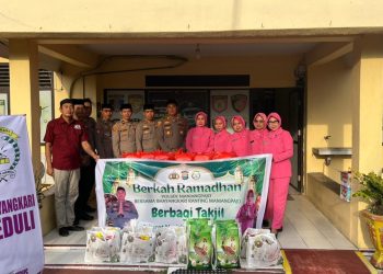 Pererat Silaturahmi Ramadan, Polsek Maniangpajo Gelar Aksi Berbagi Takjil
