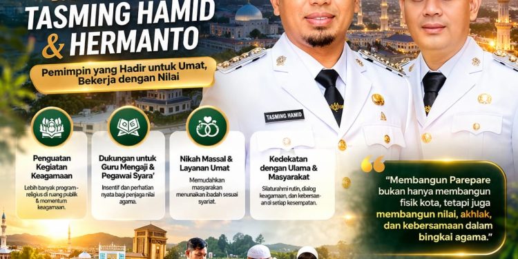 Dari Seremoni ke Substansi: Mengapa Nuansa Religius Parepare Dinilai Lebih Terasa di Era Tasming Hamid – Hermanto?
