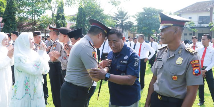 Polres Jombang GelarApel Pagi dan Halalbihalal, Perkuat Soliditas Pasca Idulfitri