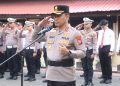 Upacara Pelantikan dan Serah Terima Jabatan Dipimpin Kapolres Wajo