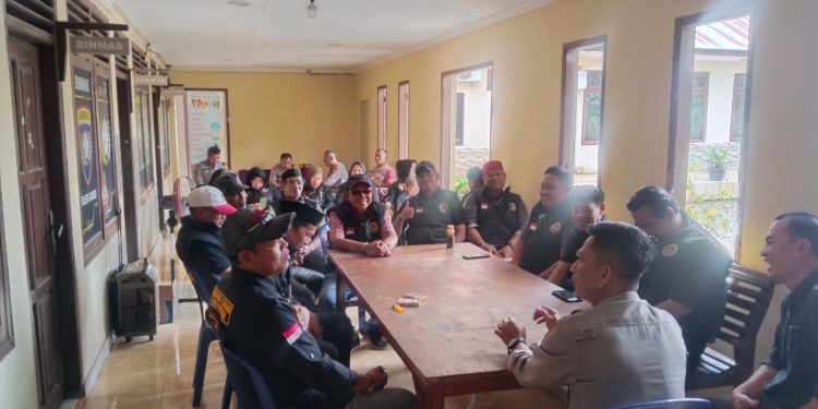 Demi Stabilitas Keamanan Kapolsek Gandus Mengajak Ormas Forum Cakar Sriwijaya dan Ormas LMP Perkuat Sinergi