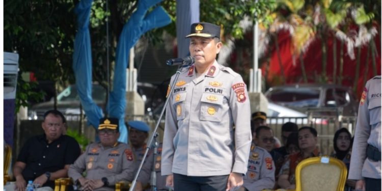 Wakapolda Sumsel Pimpin Simulasi Sispamkota 2026, Tegaskan Kesiapan Personel Hadapi Gangguan Kamtibmas