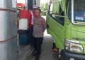 Polsek Pammana Pantau SPBU Ulugalung, Antisipasi Panic Buying dan Kecurangan BBM