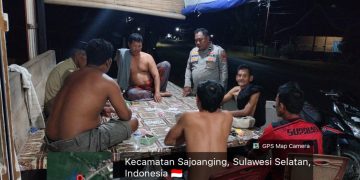Patroli Malam, Polsek Sajoanging Antisipasi Gangguan Kamtibmas
