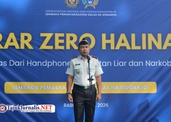 Lapas Sidoarjo Deklarasi Zero HALINAR & Narkoba, Komitmen Bersih Diperkuat