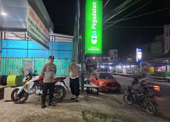 Patroli Blue Light Polsek Maniangpajo Antisipasi Gangguan Kamtibmas, Warga Diimbau Aktif Jaga Lingkungan