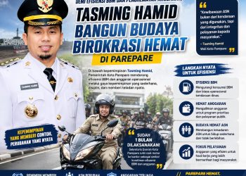 Demi Efisiensi BBM dan Menyelamatkan Anggaran Daerah, Tasming Hamid Bangun Revolusi Birokrasi Hemat di Parepare