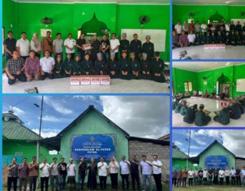 Perkuat Kemitraan, Sat Intelkam Polres Ogan Ilir, Gelar Baksos di Ponpes Darussalam Al Fatah