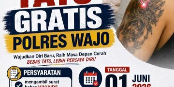 Polres Wajo Siapkan Layanan Hapus Tato Gratis untuk Warga yang Ingin