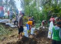 Bhabinkamtibmas Polsek Belawa Monitoring Banjir, Ratusan Hektare Wilayah