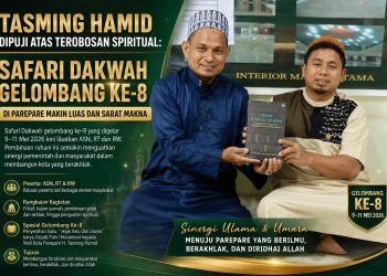 Tasming Hamid Dipuji atas Terobosan Spiritual: Safari Dakwah Gelombang ke-8 di Parepare Makin Luas dan Sarat Makna