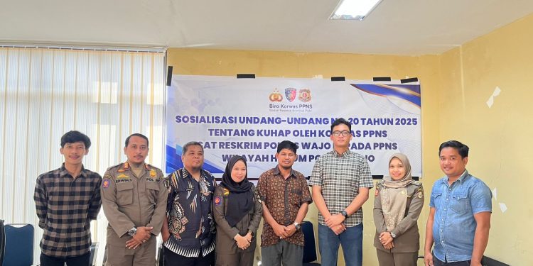 PPNS Wilkum Polres Wajo Ikuti Sosialisasi Undang-Undang No. 20 Tahun 2025 Tentang KUHAP
