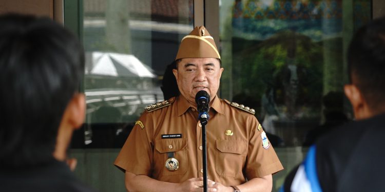 Bupati Garut Resmi Lepas 32 Pemain Kontingen Persigar
