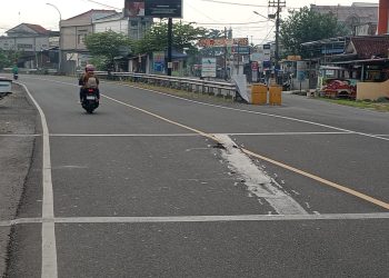 Baru Dibangun Tahun 2023, Jembatan Cinyawang Mulai Amblas: Warga dan Pengguna Jalan Khawatir Jadi Pemicu Kecelakaan