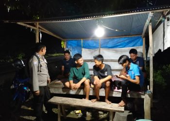 Sisir Pemukiman dan Objek Vital, Polsek Keera Pastikan Situasi Tetap Kondusif