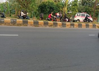 Kecelakaan Tunggal Terjadi di Pasir Sari, Korban Selamat dan Dilarikan ke Rumah Sakit
