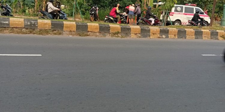 Kecelakaan Tunggal Terjadi di Pasir Sari, Korban Selamat dan Dilarikan ke Rumah Sakit