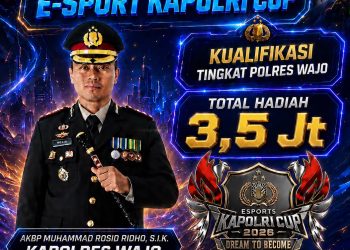 Kapolres Wajo: E-Sport Kapolri Cup 2026 Jadi Wadah Pembinaan Talenta Digital dan Sportivitas Generasi Muda