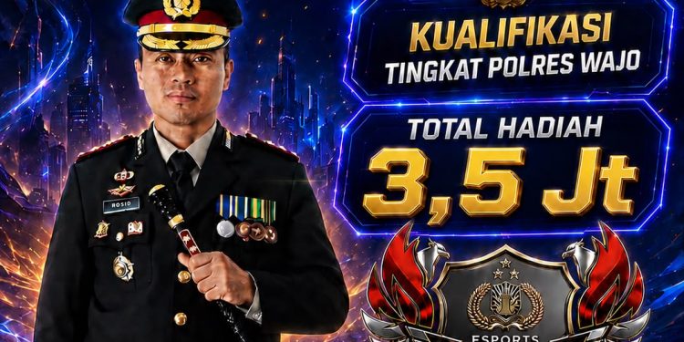 Kapolres Wajo: E-Sport Kapolri Cup 2026 Jadi Wadah Pembinaan Talenta Digital dan Sportivitas Generasi Muda