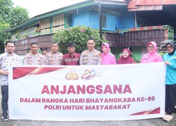 Silaturahmi Penuh Kekeluargaan, Kapolres Wajo Temui Purnawirawan Polri di Kecamatan Tempe