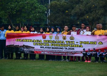 Olah Raga Bersama TNI-Polri dan Unsur Forkopimda Wilayah Bandung Tahun 2026