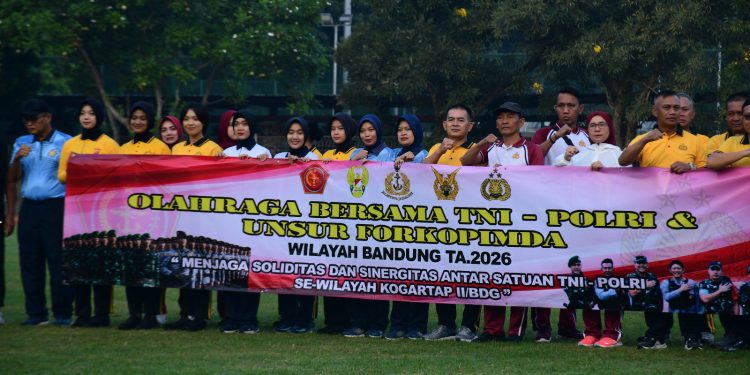 Olah Raga Bersama TNI-Polri dan Unsur Forkopimda Wilayah Bandung Tahun 2026