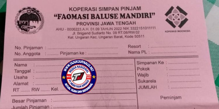 Semarang Jawa Tengah NASIB KARYAWAN KOPERAS SIMPAN PINJAM bankkel (BANK KELILING)