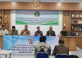KBH Wibawamukti Gelar Sosialisasi Layanan Pengadilan Negeri Cikarang di Desa Mekarmukti