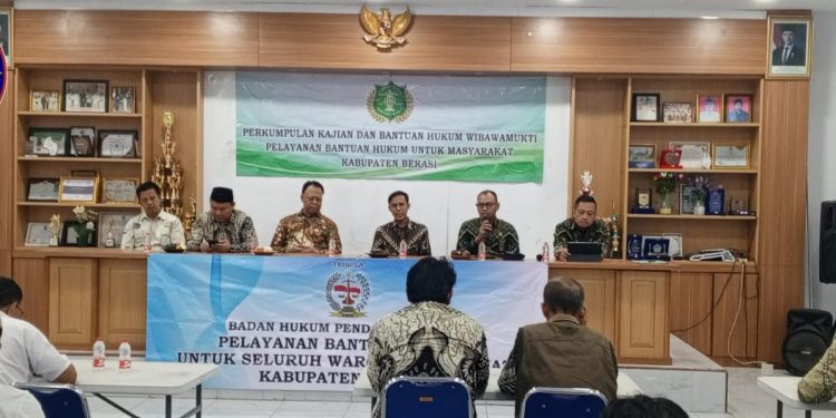 KBH Wibawamukti Gelar Sosialisasi Layanan Pengadilan Negeri Cikarang di Desa Mekarmukti