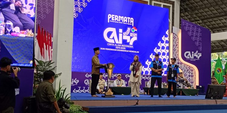 Pembukaan Cinta Alam Indonesia (CAI) ke-47 di Wonosalam Dihadiri Wakil Presiden Gibran Rakabuming Raka