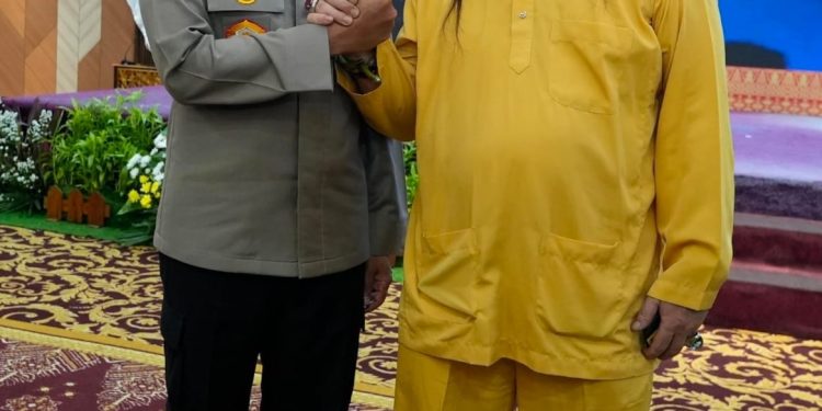 Peringati HUT Bhayangkara ke-80 Sultan Iskandar Mahmud Badaruddin Ikut Menghadiri Acara di Polda Sumsel