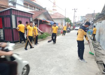 Perkuat Semangat Gotong Royong, Polsek Tempe Bersama Stakeholder Laksanakan Kerja Bakti di Watallipue