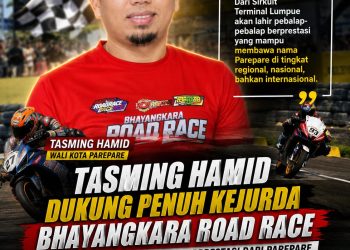 Tasming Hamid Dinilai Konsisten Memajukan Olahraga, Kejurda Bhayangkara Road Race Jadi Momentum Lahirnya Pebalap Masa Depan dari Parepare