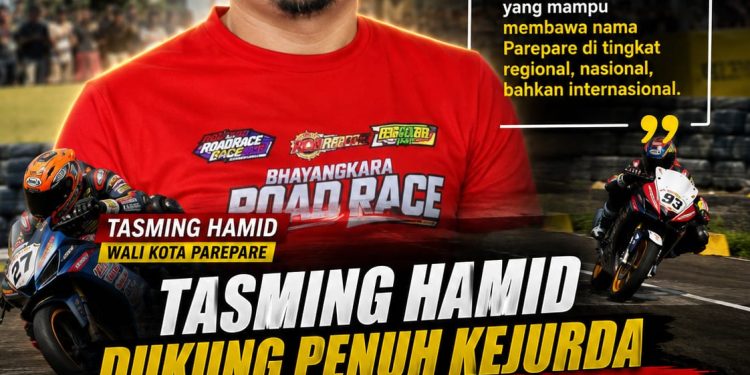 Tasming Hamid Dinilai Konsisten Memajukan Olahraga, Kejurda Bhayangkara Road Race Jadi Momentum Lahirnya Pebalap Masa Depan dari Parepare