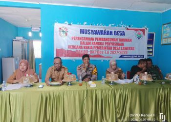 Kapolsek Penrang: Keamanan yang Kondusif Menjadi Fondasi Utama Keberhasilan Program Pembangunan Desa