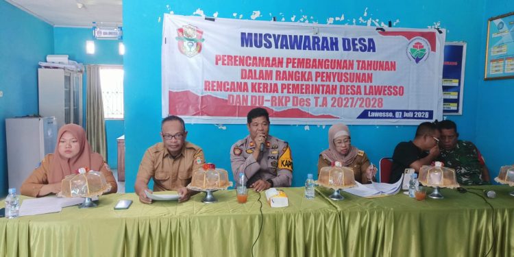 Kapolsek Penrang: Keamanan yang Kondusif Menjadi Fondasi Utama Keberhasilan Program Pembangunan Desa