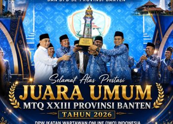 Kabupaten Tangerang Kembali Tak Terbendung! Raih Juara Umum MTQ Banten 2026 Lima Kali Berturut-turut, Bukti Konsistensi Melahirkan Generasi Qur’ani