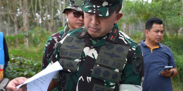 Irjen Kementan RI Tinjau Cetak Sawah Siap Tanam di OKI, Danrem 044/Gapo Tegaskan Komitmen Kawal Ketahanan Pangan