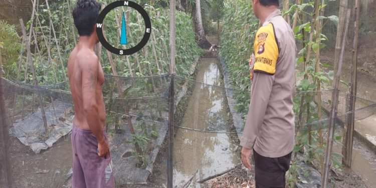 Bhabinkamtibmas Polsek Muara Telang Ajak Warga Desa Mekar Mukti Dukung Program Pekarangan Pangan Bergizi