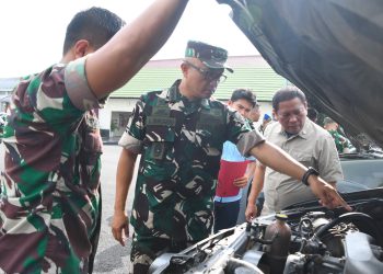 Pastikan Kendaraan Dinas Laik dan Siap Operasional, Korem 044/Gapo Gelar Pemeriksaan Menyeluruh
